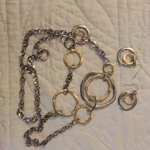 Premier Designs long necklace and earrings